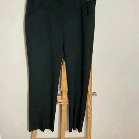Karen Kane Pants - Karen Kane black striped dress pants stretchy women’s size 6